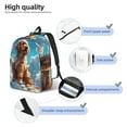 thumbnail image 4 of KLL Cartoon Cloud Puppy Print Travel Laptop Backpack - College Backpack Business Work Bag Nurse Bag Casual Daypack for Weekender Business Hiking -Medium, 4 of 6