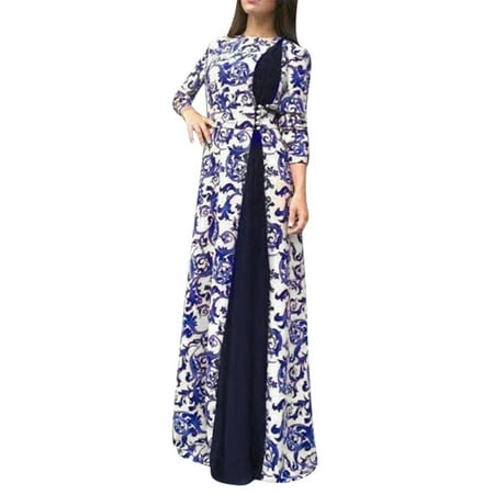 

Long Dress for Women Robe Summer Ventilative Clothes Ramadan Traditional Hijab Dress Set