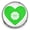 Green, variant on Snap Jewelry 18MM Basketball Heart Ginger Charm in Black