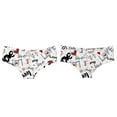 thumbnail image 4 of PEASKJP Womens Panties High Performance Stretch for Effortless Comfort, Gray XXXL, 4 of 4