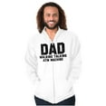 thumbnail image 5 of Dad Walking Talking ATM Machine Funny Zip Hoodie Sweatshirt Men Brisco Brands S, 5 of 6