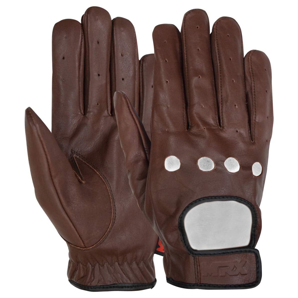 Men's Unlined Goat Leather Driving Gloves Tan 