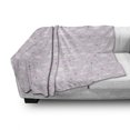 thumbnail image 3 of Ballerina Soft Flannel Fleece Throw Blanket, Continuous Little Girls Pattern with Short Hair and Crown, Cozy Plush for Indoor and Outdoor Use, 70" x 90", Baby Pink Grey White, by Ambesonne, 3 of 6