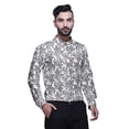 thumbnail image 3 of BESTMAN Printed Mens Short Kurta Indian Mandarin CollarÂ&nbsp;Shirts Casual Clothing, 3 of 6
