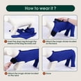 thumbnail image 3 of HQREA Dog Recovery Suit for Medium Large Dogs Female Body Suits after Surgery Two-legs Doggy Onesie for Stop Licking & Wound Protection, 3 of 6