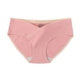 thumbnail image 1 of Ropa interior para mujeres embarazadas, pantalones triangulares finos de algodón sin costuras de cintura baja para mujer, de gran tamaño, transpirables, para finales del embarazo, 1 of 6