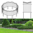thumbnail image 1 of NEX 20 pcs Decorative Garden Fence Border Rustproof Fence Animal Barrier, 1 of 5