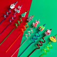 thumbnail image 3 of Pajitas uoyoi para fiestas de Navidad con cepillos de limpieza, 3 of 7
