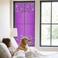 thumbnail image 2 of Modern Purple Window Privacy Film, Abstract Diamond Luxury Gradient Static Cling UV Sun Blocking Heat Control Window Tint Day and Night, Non-Adhesive One Way Windows Privacy Cover 29.5''x78.7'', 2 of 7