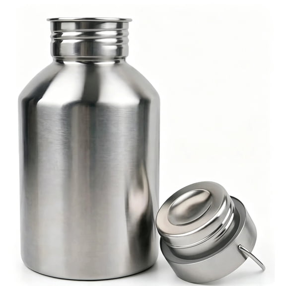 68 Oz Stainless Steel Water Bottle with Handle, Leak Proof Large