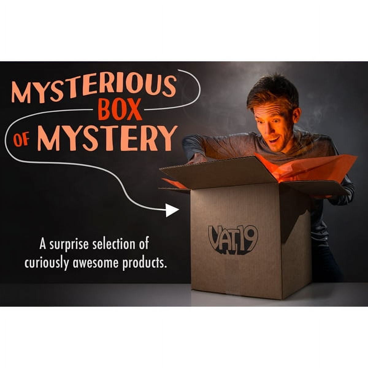 The Mysterious Box of Mystery: Surprise curated selection of Vat19 goodies.