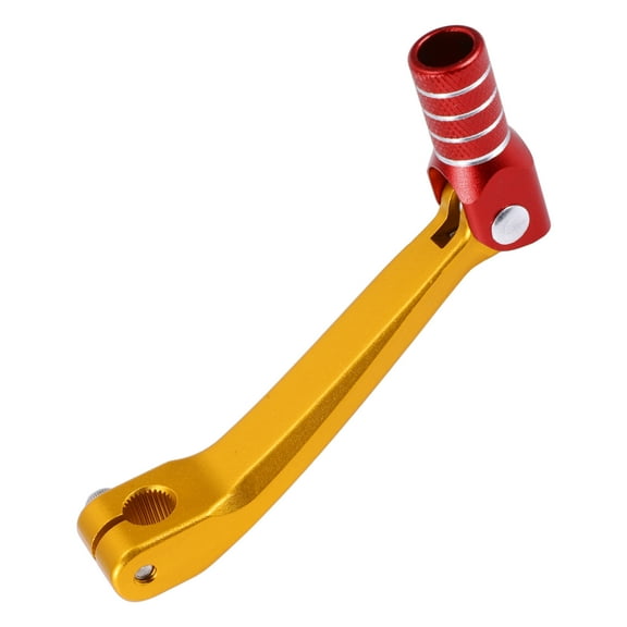 Folding Motorcycle Gear Shifter Lever for Honda CRF150F 2003-2017 Pedal Shift Lever Arm Gold Tone Red Silver Tone