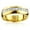 Yellow Gold, variant on 14k Nautral 1.5 Ctw Diamond Mens Wedding Band Six Stone Anniversary Ring (Rose Gold Size 8.5)