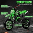 thumbnail image 5 of Ktoebyco 49cc Kids Mini Dirt Bike, 2-Stroke Gas-Powered Motorcycle, 1.5L Fuel Capacity,Green, 5 of 8