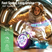 LENOGE Bluetooth Hoverboard, 6.5 300W Powerful Motor Hover Board with LED Lights, 6-10MPH Max Speed Self Balancing Electric Scooter