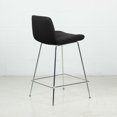thumbnail image 3 of Capri Modern Leatherette Bar Stool, 25-inch/29-inch Seat Height, 3 of 4