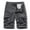 Gray Athletic Shorts, variant on HOOMEUMY Men's Summer Cotton Shorts with Multi Pockets Stretch Slim Fit Khaki Gray Black Plus Size Bermuda Short Pants Brown S