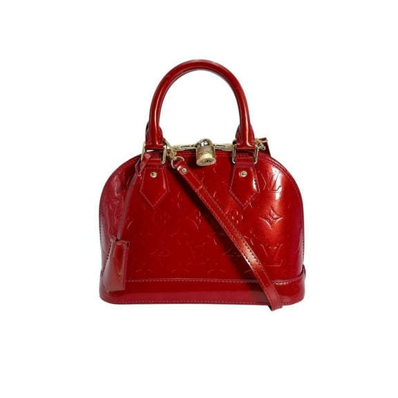 Pre-Owned Louis Vuitton LOUIS VUITTON Handbag 2WAY Bag Monogram Alma BB Vernis M91606... (Good)