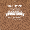 thumbnail image 3 of Inktastic Injustice Anywhere is a Threat to Justice Everywhere- Martin Luther King Jr. Gift Baby Boy or Baby Girl Bodysuit, 3 of 4