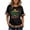 Black, variant on Ladies Tops and Blouses Stylish Graphic Playful Skeleton Print Crop Tops for Women,White,S,White,S