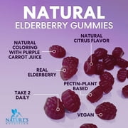 Elderberry Immune Support Gummies - 3X Strength Black Elderberry Gummy with Vitamin C, D3 and Zinc for Kids & Adults - Immune Health Support Supplement Gummy, Black Elder Berry Vitamins - 120 Gummies