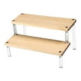 Walmart Acrylic Craft Show Display Stand, 2-Tier Retail Riser Shelves ...