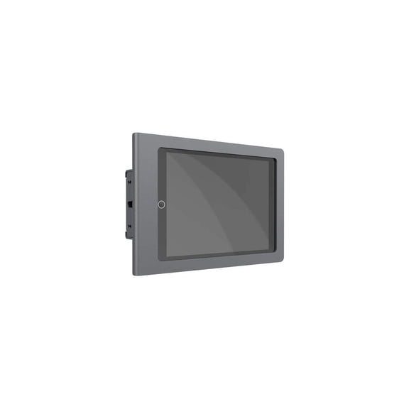 Heckler Design Mullion Mount for iPad 7th Generation Black Gray TAA Compliant