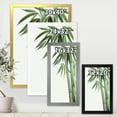 thumbnail image 4 of Designart 'Palm Bamboo Detail On White II' Traditional Framed Art Print, 4 of 4