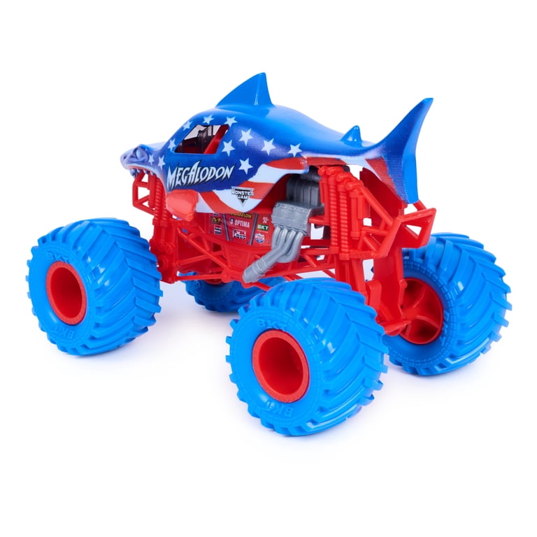 Monster Jam Megalodon Stars & Stripes 1:24 Scale Die-Cast Truck photo 3
