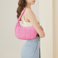 thumbnail image 4 of HUISZJ Puffer Crescent Bag, Quilted Shoulder Bag with Zipper, Adjustable Strap Underarm Shoulder Bag for Work Travel, 4 of 7