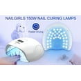 thumbnail image 6 of NAILGIRLS 150W UV LED Nail Lamp Nail Dryer for Gel Nail Polish 4 Timer Setting with Automatic Sensor, 6 of 14