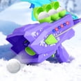 thumbnail image 5 of SSNTSY Snowball Shooter Snowball Blaster Gun Launcher Purple Snowball Fight Toy for Winter, 5 of 6