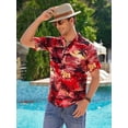 thumbnail image 3 of sogami Beach Shirt Short Sleeve Hawaiian Shirts for Men Casual Button Down Shirt, 3 of 7