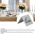 thumbnail image 4 of Table No Smoking Warning Sign, Non Smoking Desk Indicator Double Sided Slick Finish 2PCS Rugged Space Saving Tent Style Design  for Offices, 4 of 7