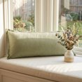 thumbnail image 4 of Unique Bargains 1 Pack Soft Cooling Cotton Pillow Covers Wrinkle Resistant Bean green, 4 of 5
