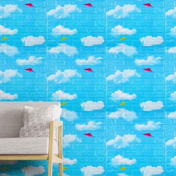 3D Pegatina De Pared Papel Pintado De Ladrillo De Espuma Impermeable Autoadhesivo A Prueba De Humedad Anticolisión Decoración De La Sal Gao Jiahui unisex