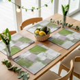thumbnail image 5 of Sage Green Gray Block Placemats Set of 4 Abstract Art Place Mats Table Mats Kitchen Dining Home Outdoor Party Table Decoration, 5 of 9