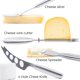 thumbnail image 3 of Juego de cortador de queso de acero inoxidable, 4 Uds., cortador de alambre, esparcidor de queso, herramienta para cortar queso, plato, hornear en casa, 3 of 8
