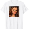 thumbnail image 1 of Doll Face Meme, divertida y repugnante camiseta de cara de muñeca, 1 of 2