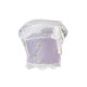 thumbnail image 3 of VISgogo Tops de tubo de verano para mujer, estampado de flores de encaje de retazos sin tirantes con hombros descubiertos, camisetas sin mangas recortadas, chaleco ajustado sin espalda VISgogo  moda, 3 of 9