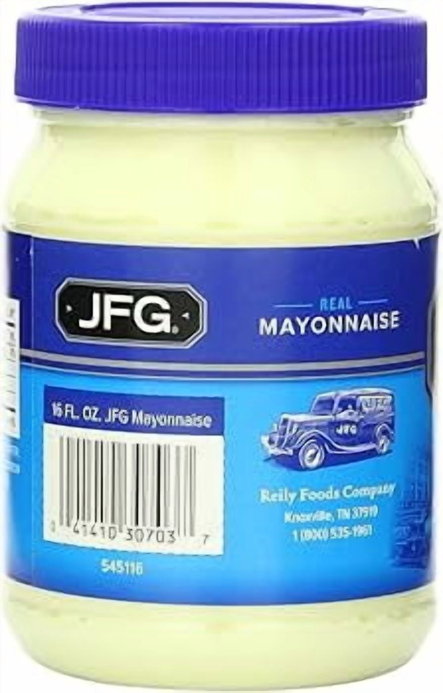 JFG Real Mayonnaise, 16 oz Plastic Jar