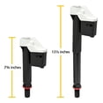 thumbnail image 6 of Korky 818BP QuietFILL Fill Valve and Premium Flapper Kit Universal Toilet Repair Made in USA 3-Pack, 6 of 7