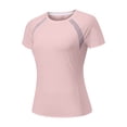 thumbnail image 5 of WERYOUNG Performance Short Sleeve T Shirts For Women Breathable Athletic Workout Tees Versatile Tops M, 5 of 6