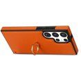 thumbnail image 6 of Allytech Wallet Case for Samsung Galaxy S23 Ultra, S23 Ultra Case Cover, PU Leather Slim Fit Cards Holder Shockproof Kickstand Ring Holder Anti-Scratch Case for Galaxy S23 Ultra - Orange, 6 of 8