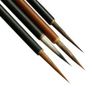 ZenArt Chinese Painting Brush Set - Set of 4 Brushes for Flower, Bird, and Line-Drawing