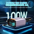 thumbnail image 4 of Cargador retráctil para coche MQOUNY 5 en 1, rápido, 60 W, Bluetooth 5.3, 4 of 7