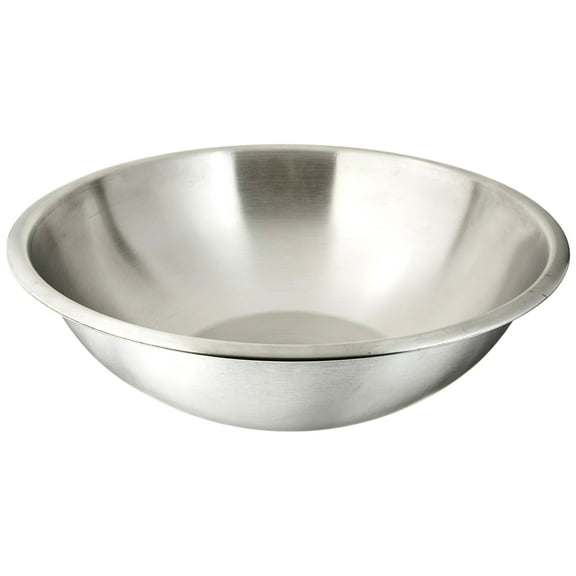 Crestware 13-Quart Stainless Steel Professional Mixing Bowl, 1mm Thick, 1, Silver CA1