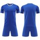 thumbnail image 2 of Odeerbi Conjunto de Uniformes de Entrenamiento de Fútbol de Malla de Niños Y Niñas Color Sólido Pantalones Cortos de Camiseta de Manga Corta Conjunto Atlético Seco Rápido Para 1-12 Años, 2 of 5