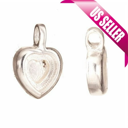 Czech Leaf Light - Pink Enamel Leaf Cherry Silver-Plated Charms With Light Siam Preciosa Czech Crystal 16.5x10mm pack of 4pcs (3-Pack Value Bundle), SAVE $2