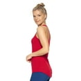 thumbnail image 2 of Expert Brand USA-Made Women's TriTec Performance Racerback Tank Top, Red, Medium, 2 of 5